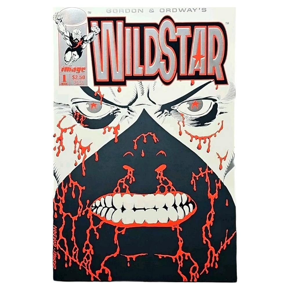 Wildstar Sky Zero 1 Image Comics Silver Foil Embossed Cover Vintage 1993 New